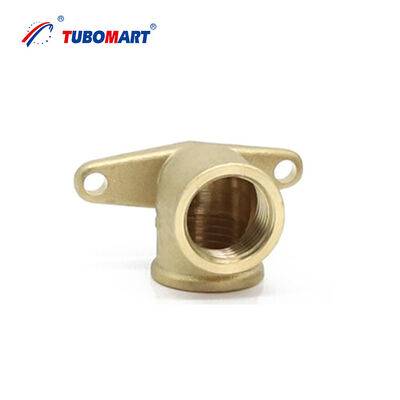 Fitting siku dinding kuningan TUBOMART 1/2